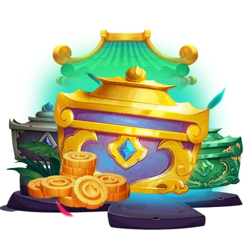 Panda Tempel Relikte